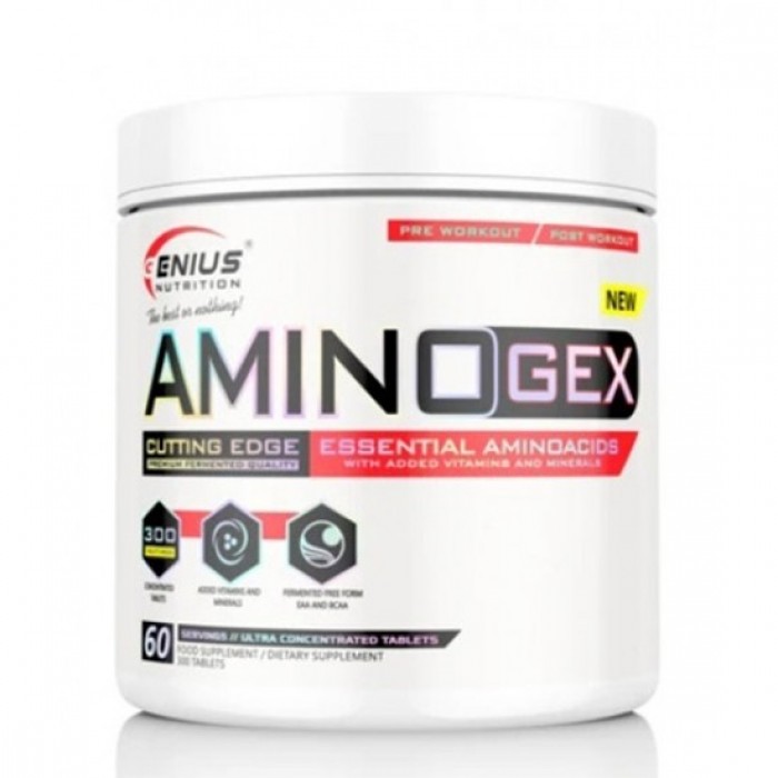 Genius Nutrition AMINOGEX / 60 Servings / 300 Tabs